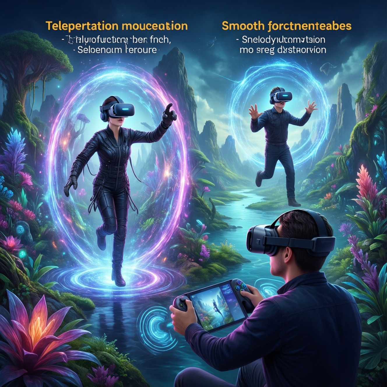 Перемещение в Vr-играх: телепортация, плавное движение и комфортный выбор